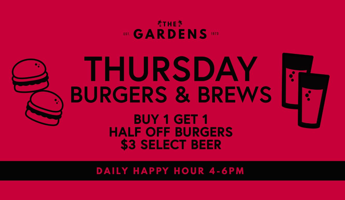Thursday Burgers and Brews